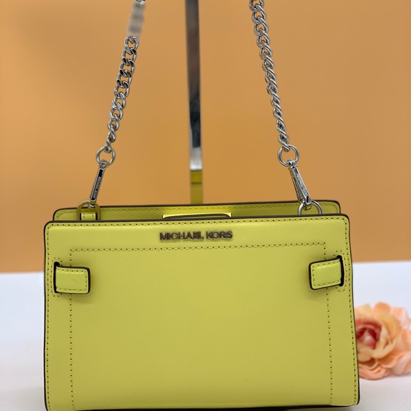 MICHAEL KORS RAYNE SM CROSSBODY SUNSHINE - Picture 8 of 16